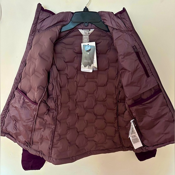 NWTs Mountain Hardwear StretchDown DS Jacket. Dark Tannin. Women’s XS - Picture 3 of 8